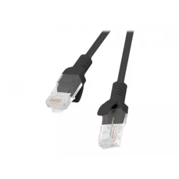 Cabo de rede LANBERG PCU5-10CC-0025-BK RJ-45 Cat5e U/UTP 0,25 m preto