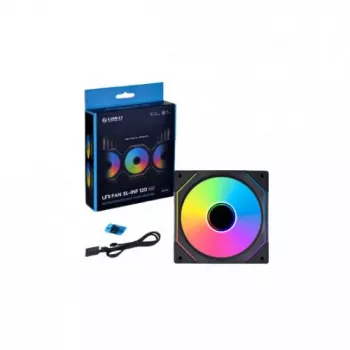 Ventoinha de caixa LIAN LI UNI FAN SL-INF 120mm ARGB - Preto