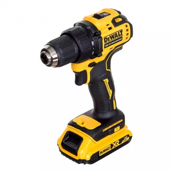 Berbequim aparafusador a bateria DCD708D2T, 18Volt amarelo/preto, 2x bateria Li-Ion 2,0 Ah, em caixa TSTAK