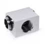 Alphacool adaptador de perfil baixo a 90°, G1/4 macho para G1/4 fêmea, rotativo, cromado