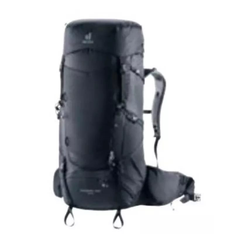 Mochila DEUTER Aircontact Core 60+10 — 60 L (+10 L de expansão), 2,1 kg, preta, unissexo