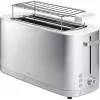 Torradeira ZWILLING 53009-000-0, 2 fatias, 1800 W, aço inoxidável acetinado, 7 níveis de tostagem, ranhuras longas