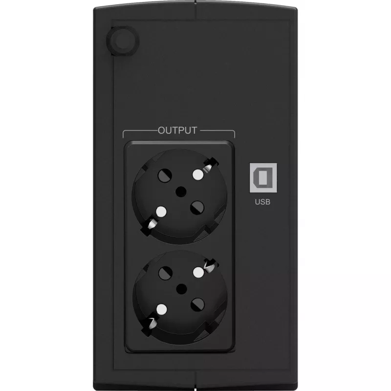 PowerWalker Basic VI 850 SB Line-Interactive 850VA 2 saídas AC Torre preto UPS (Fonte de alimentação ininterrupta) (10121067)