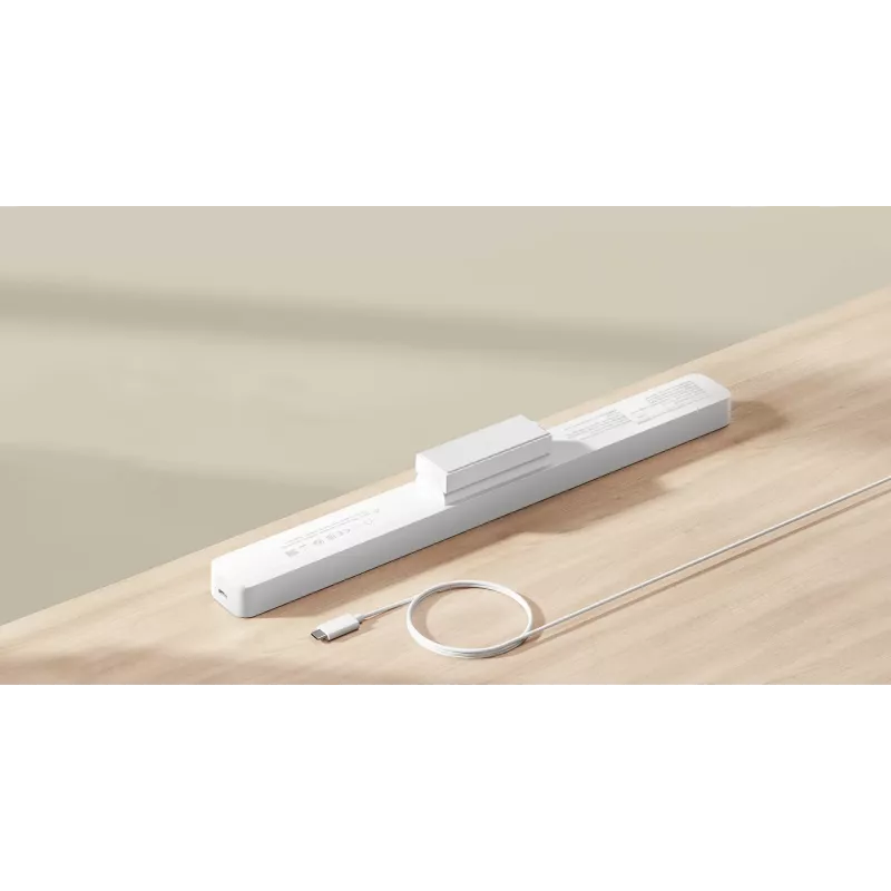 Candeeiro de leitura magnético Xiaomi retangular 5 W — branco, 360×40×37 mm, bateria, CRI 90, 4000 K