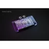 Bloco de água para placa gráfica Alphacool RTX 5080 Phoenix Transparente Prateado com backplate