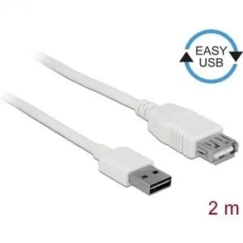Cabo USB DeLOCK 85200 USB 2.0 2 m branco