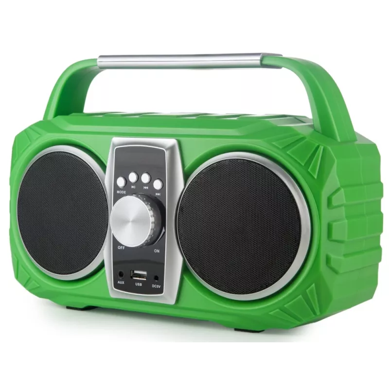 Rádio-despertador PRIME3 Prime3 APR71GR Neon — despertador com rádio FM e ecrã LED