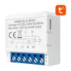 Módulo de interruptor inteligente Avatto WSM16-W2 controlo remoto Wi-Fi, relé de um canal para automação doméstica