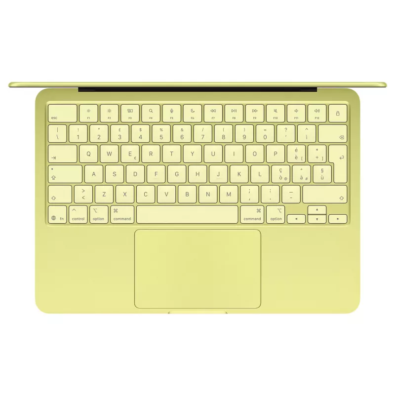 Apple MacBook Neo chip A18 Pro com CPU de 6 núcleos e GPU de 5 núcleos, 8 GB, 256 GB SSD - Citrus