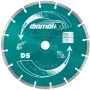 Makita Diamak - Disco de corte diamantado - para betão, mármore, ardósia, tijolo macio, bloco de cimento - 115 mm (D-61123)