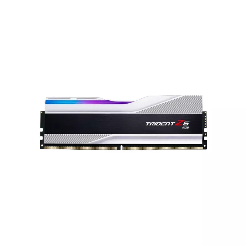 DIMM 32 GB DDR5-6000 (2x 16 GB) Dual-Kit, memória RAM prateada, F5-6000J3040F16GX2-TZ5RS, Trident Z5 RGB, INTEL XMP