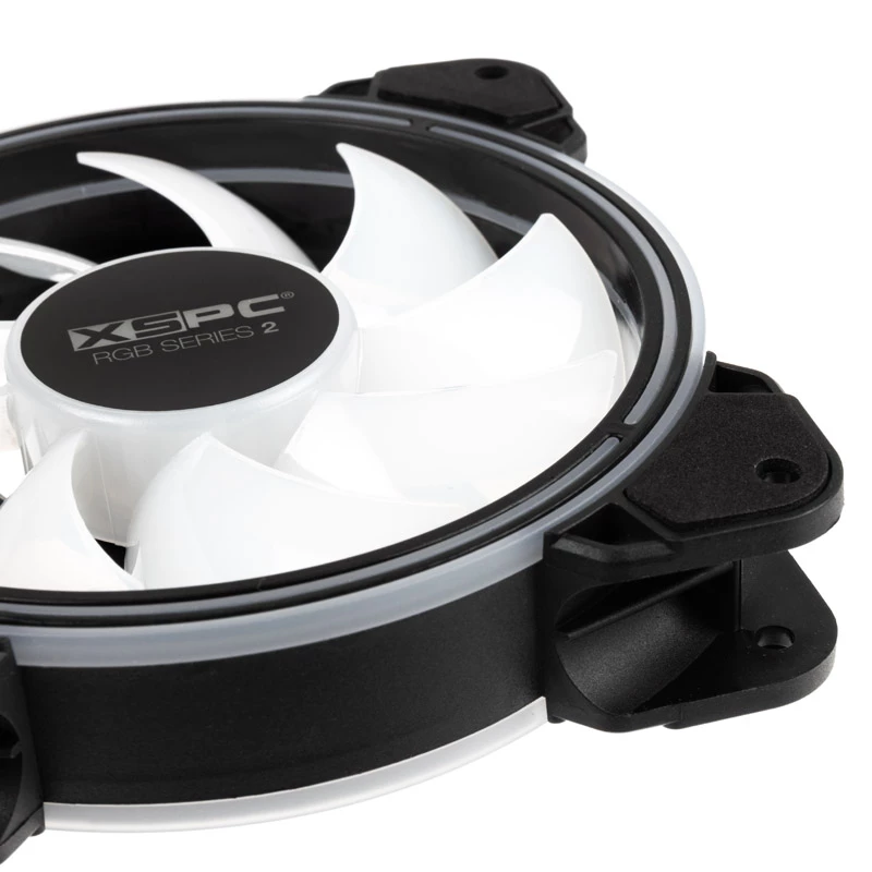 Ventoinha de caixa XSPC 120mm ARGB PWM, RGB Series 2, 120 mm