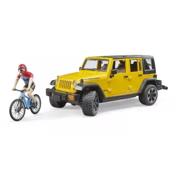 Brinquedo Jeep BRUDER 02543 para tema de BTT e ciclismo, ABS, multicolorido, a partir de 4 anos
