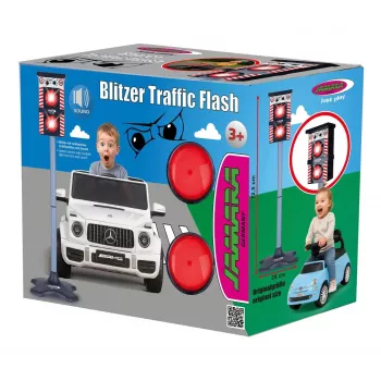 Aparelho de flash de trânsito Jamara 461850 com funções realistas