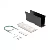 DeLOCK 67039 Suporte Keystone de 8 portas, inclinável, para calha DIN ou montagem na parede