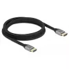 Cabo HDMI Delock Ultra High Speed 48 Gbps 8K 60 Hz cinzento 2 m certificado