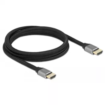 Cabo HDMI Delock Ultra High Speed 48 Gbps 8K 60 Hz cinzento 2 m certificado
