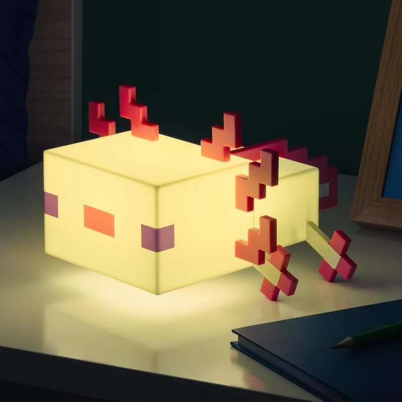 Luz Paladone Minecraft Axolotl