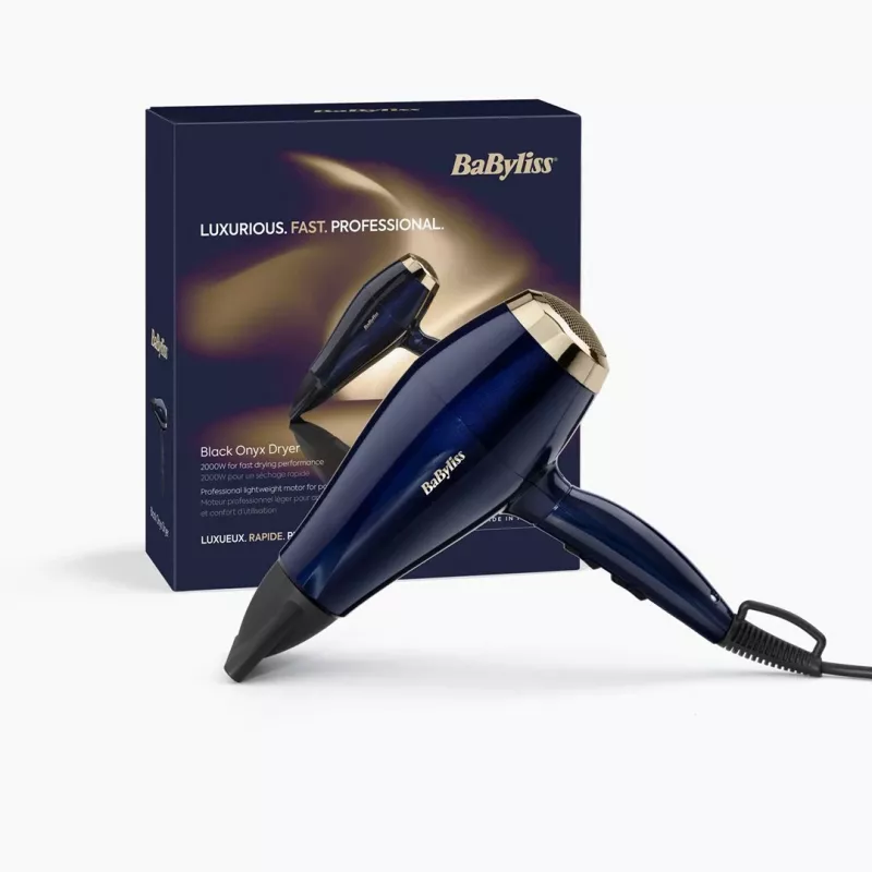 Secador de cabelo BaByliss 5911E 2000 W preto dourado