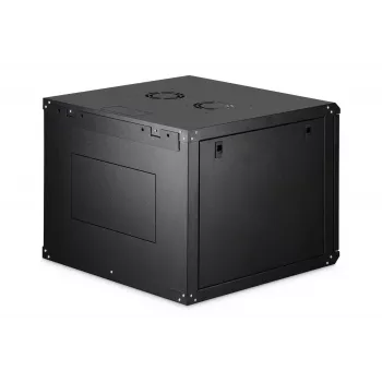 Armário de rede para montagem na parede DIGITUS Dynamic-N 9HE 19 polegadas 600x600 mm, IP20, fechadura com chave, não montado