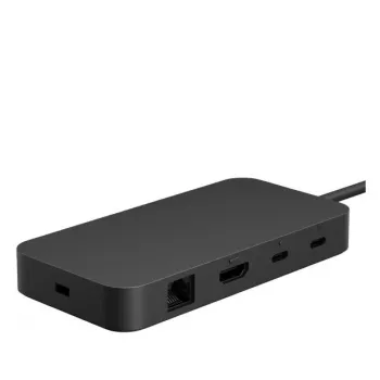 Microsoft Surface USB4 Dock com fios, preto, conectividade USB4, 1000 Mbit/s
