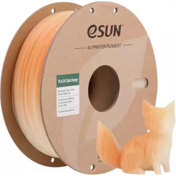 PLA UV 1,75mm laranja 1kg ESUN 3D FILAMENT (PLA-UV CC175UV-O1P1)