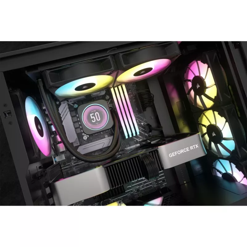 Sistema de refrigeração para computador Corsair CW-9060074-WW refrigerador líquido all-in-one para processador 12 cm preto 1 unid.