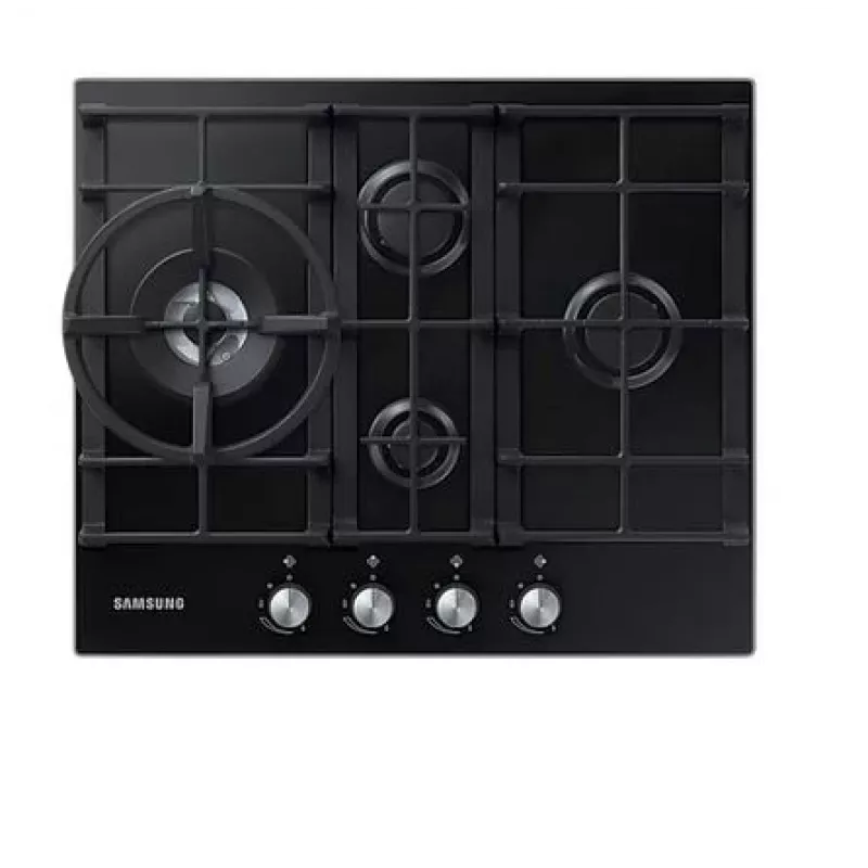 Samsung NA64H3030BK preto encastrado 60 cm gás 4 zonas