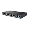 Switch PoE de rede Reolink RLA-PS1 — PoE de 8 portas, orçamento total de 150W, IEEE 802.3af/at, 2x uplink Gigabit