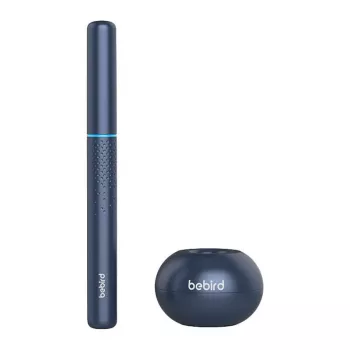 Limpador de ouvidos Bebird M9 S com câmara HD e luz LED, azul