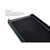 Capa traseira com compartimento para cartões VixFox para iPhone X / XS, verde-floresta capa protetora com compartimento para cartões