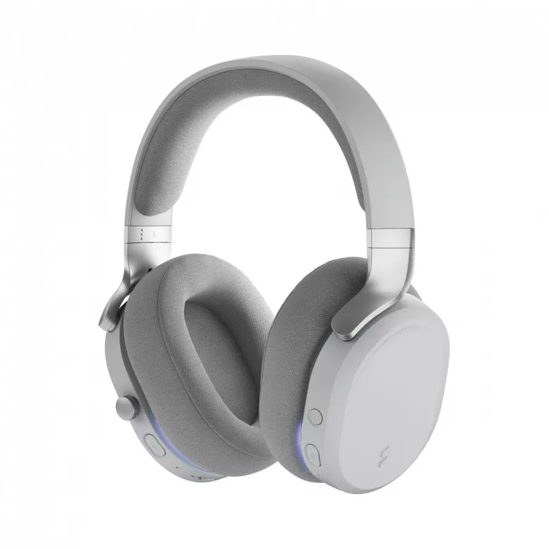 Headset Fractal Design Scape com fios & sem fios arco de cabeça música estação de carregamento Cinzento