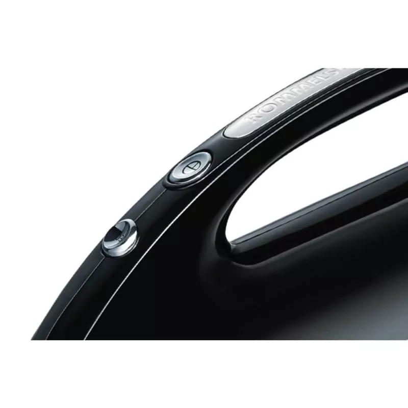 Faca elétrica Rommelsbacher EM 150 120 W – lâminas em aço inoxidável, comprimento útil da lâmina 15 cm, preta