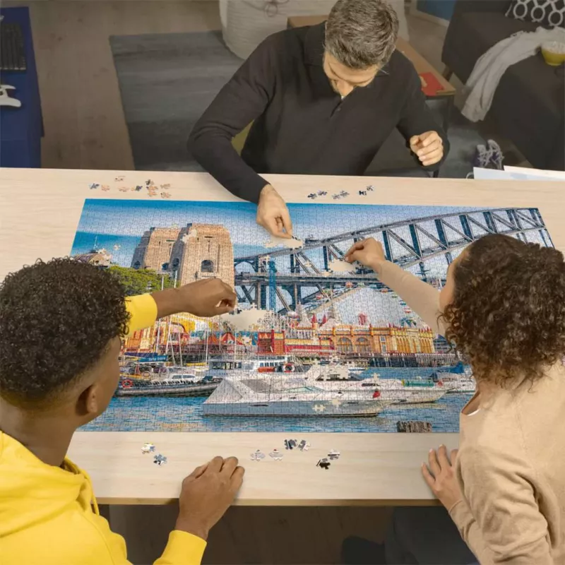 Puzzle Ravensburger Secret Sydney 3000 peças – panorama urbano 3000 peças