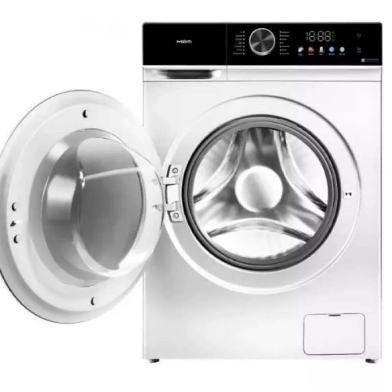 Máquina de lavar roupa MPM MPM-5112-PT-44, carga frontal, 10 kg, 1200 rpm, classe energética A, branca, independente