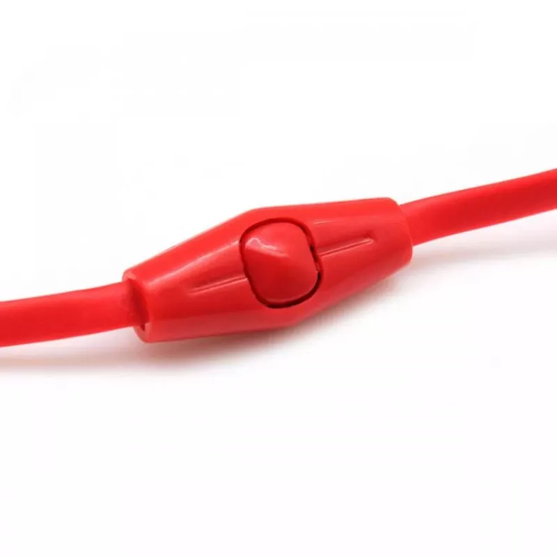 Auscultadores estéreo Sbox com microfone EP-038 Vermelho