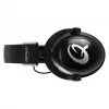 Headset QPAD QH-91 com fios, arco de cabeça, circum-aural, 15–25000 Hz, cabo de 2 m, preto