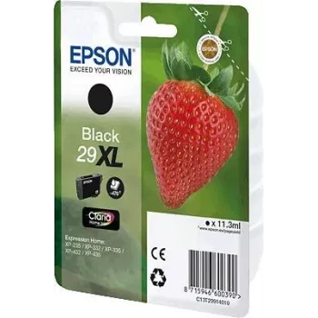 Tinteiro Epson Strawberry 29XL K 1 unid. original alto rendimento (XL) preto