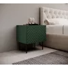 Cama Meble ONDA 301462 mesa de cabeceira, conjunto de 2 unidades, 50×40×54 cm, verde