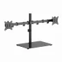 Suporte de secretária para monitor Gembird MS-D2ST-01 para 2 ecrãs, até 32 polegadas, VESA 75x75–100x100, carga máx. 18 kg, preto