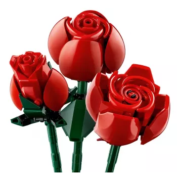 LEGO Icons Buquê de Rosas Flores Artificiais Conjunto para Adultos Coleção Botânica Acessórios de Casa Presente de Dia dos Namorados para Mulheres