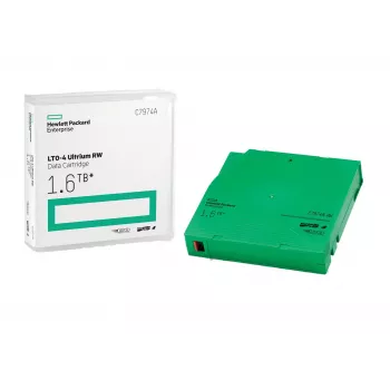 Cartucho de dados HPE LTO4 Ultrium 1,6 TB de leitura/gravação Cartucho de dados vazio 800 GB LTO 0,496 (1,26 cm)