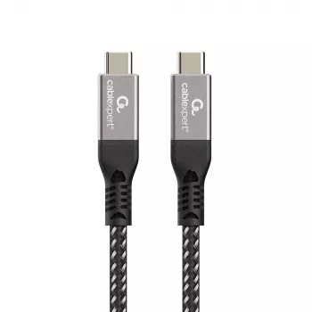 Cabo USB-C para USB-C GEMBIRD CCBP-USB4-CMCM240 1,5 m, USB4 Gen 3x2, 40 Gbit/s, 240 W, preto