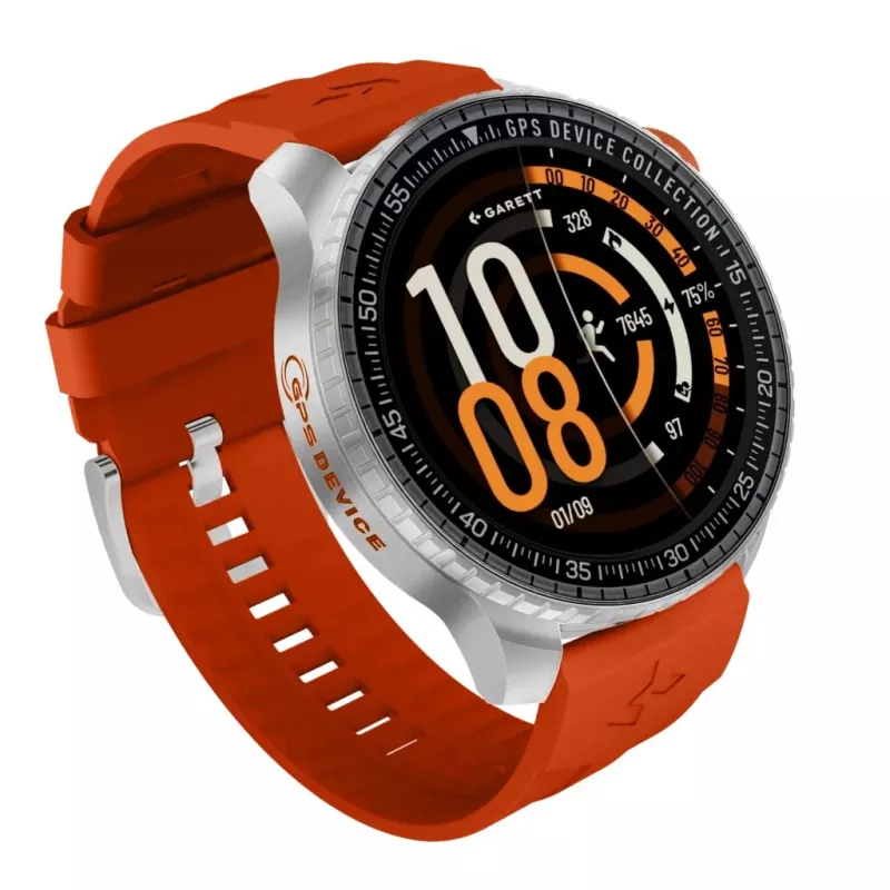 Smartwatch Garett Compass GPS prateado — Smartwatch Garett Compass GPS, prateado