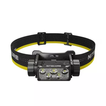 Lanterna de cabeça Nitecore HC70 UHE — lanterna com faixa de cabeça, 1600 lúmenes, resistente a impactos, à prova de água, 0,172 kg, preto