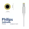 Fonte de alimentação Akyga AK-PD-04 para depiladora Philips Satinelle, 4,7 V, 300 mA, 1,41 W, 1,8 m, branco