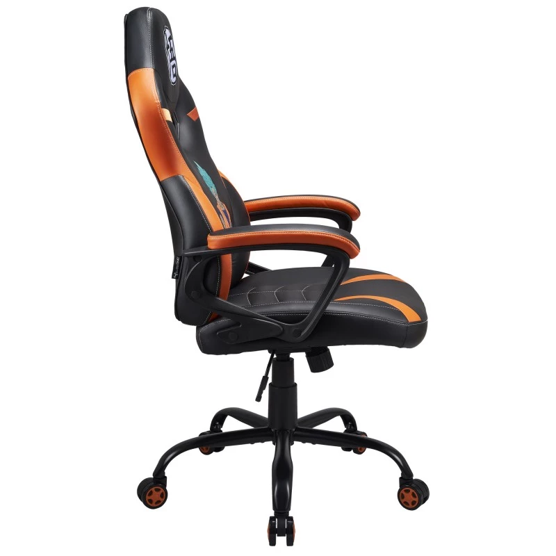 Cadeira gaming para PC Subsonic SA5573-D4 assento acolchoado preto laranja