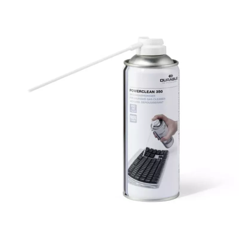 Durable Powerclean 350 - spray de ar comprimido - transparente