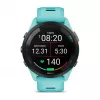 Garmin Forerunner 265 3,3 cm (1,3 polegadas) AMOLED 46 mm digital 416 x 416 píxeis ecrã tátil preto, azul Wi-Fi GPS (satélite)