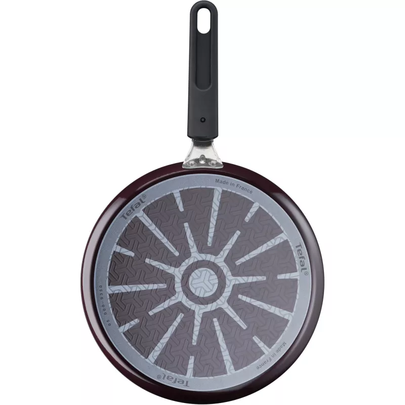 Frigideira para crepes Tefal Resist Intense D52210 redonda 25 cm preta vermelha